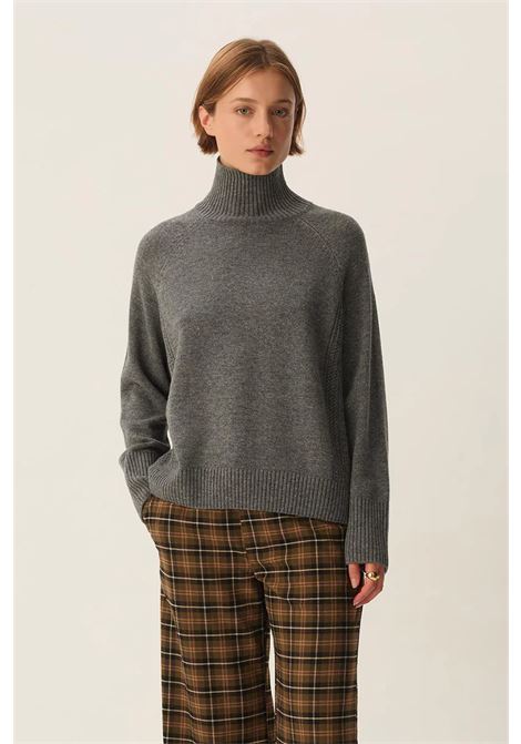 Des Petits Hauts Aramis Souris Chine Extrafine Merino Wool Jumper Des Petits Hauts |  | 1H250042CHINE